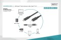 Kabel DIGITUS USB 2.0 HighSpeed Typ USB C/USB C M/Ż PD, czarny, 2,0m - 1377207
