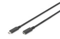 Kabel DIGITUS USB 2.0 HighSpeed Typ USB C/USB C M/Ż PD, czarny, 2,0m - 971834