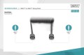 Kabel USB 2.0 DIGITUS spiralny USB C/USB C, PD 60W, czarny, max. 1m - 1377252