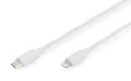 Kabel DIGITUS do transmisji danych/ładowania USB-C/Lightning MFI 2m biały - 1184598