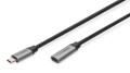 Kabel przedłużający USB 3.0 DIGITUS PREMIUM 60W/5Gbps Typ USB C/USB C Ż/M czarny 1m - 1184602