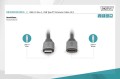 Kabel przedłużający USB 3.0 DIGITUS PREMIUM 60W/5Gbps Typ USB C/USB C Ż/M czarny 0,5m - 1377284