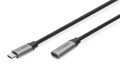 Kabel przedłużający USB 3.0 DIGITUS PREMIUM 60W/5Gbps Typ USB C/USB C Ż/M czarny 0,5m - 1184603