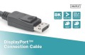 Kabel DisplayPort DIGITUS z zatrzaskami 8K 30Hz UHD Typ DP/DP M/M czarny 2m - 1377362