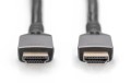 Kabel HDMI 2.1 DIGITUS PREMIUM połączeniowy Ultra HighSpeed 8K60Hz UHD Typ HDMI A/A M/M czarny 1m - 1377372