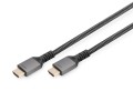 Kabel HDMI 2.1 DIGITUS PREMIUM połączeniowy Ultra HighSpeed 8K60Hz UHD Typ HDMI A/A M/M czarny 1m - 1147080
