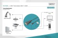 Kabel adapter DIGITUS USB 2.0 HighSpeed Typ USB C/RS485 M/M czarny 1m - 1377456