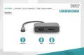 Kabel adapter graficzny DIGITUS USB Typ C na DisplayPort/HDMI 4K 30Hz UHD 0,2m - 1377467