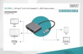 Kabel adapter graficzny DIGITUS USB Typ C na DisplayPort/HDMI 4K 30Hz UHD 0,2m - 1377468