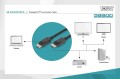 Kabel DIGITUS DisplayPort z zatrzaskami 8K 30Hz UHD Typ DP/DP M/M czarny 3m - 1377493