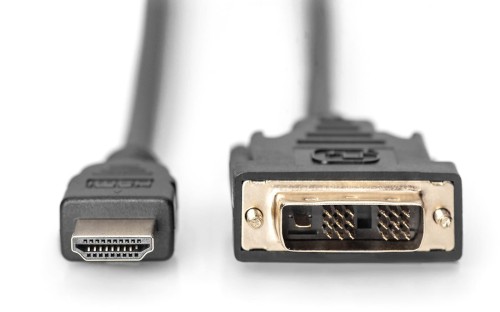 Kabel adapter DIGITUS HDMI Highspeed 1.3 Typ A / DVI-D(18+1), M/M 10m Black - 1377508