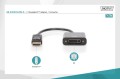 Kabel adapter DIGITUS DisplayPort 1080p 60Hz FHD DP/DVI-I (24+5) M/Ż 0.15m - 1377512