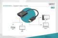 Kabel adapter DIGITUS DisplayPort 1080p 60Hz FHD DP/DVI-I (24+5) M/Ż 0.15m - 1377513