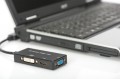 Kabel adapter DIGITUS 3w1 DisplayPort 4K 30Hz/1080p 60Hz DP / HDMI(UHD)+DVI-I+VGA (FHD) M/Ż 0,2m - 1377536