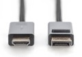Kabel adapter DIGITUS PREMIUM DisplayPort - HDMI 4K 30Hz DP/HDMI M/M 3m - 1377560