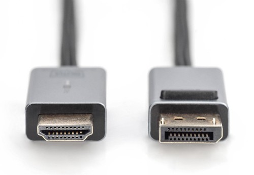 Kabel adapter DIGITUS PREMIUM DisplayPort - HDMI 4K 30Hz DP/HDMI M/M 3m - 1377560