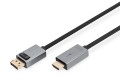 Kabel adapter DIGITUS PREMIUM DisplayPort - HDMI 4K 30Hz DP/HDMI M/M 1.8m - 1172948