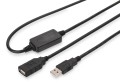 Kabel przedłużający aktywny DIGITUS DA-73100-1 USB 2.0 10m - 972061