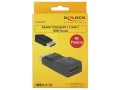 Adapter Delock DisplayPort 1.2(M) -> HDMI(F) pasywny 4K Czarny - 1377679