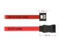 Kabel SATA Data III Delock 0,5m z zatrzaskami metalowymi flexi czerwony - 1377687