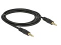 Kabel audio Delock minijack - minijack M/M 4 Pin 2m czarny dla iPhone - 1377692