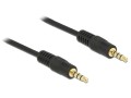 Kabel audio Delock minijack - minijack M/M 4 Pin 2m czarny dla iPhone - 972138