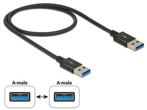 Kabel USB Delock Premium USB 3.1 AM-AM 0,5m