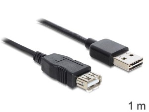 Przedłużacz USB 2.0 Delock M/F Easy-USB 1m czarny