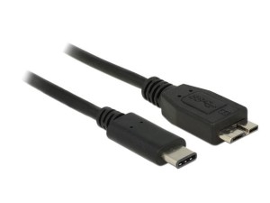 Kabel USB Delock USB-C - micro USB M/M 3.1 Gen 2 0,5m czarny