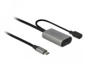 Przedłużacz USB 3.1 Delock C(M) - C(F) 5m czarny - 972203