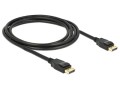 Kabel Delock Displayport M/M 19pin v1.2 3m 4K czarny - 1377751