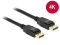 Kabel Delock Displayport M/M 19pin v1.2 3m 4K czarny - 972230