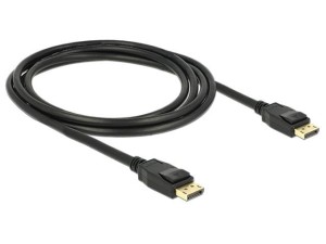 Kabel Delock Displayport M/M 19Pin v1.2 4K czarny 2m