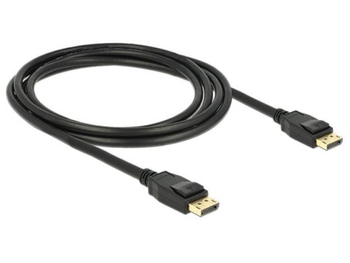 Kabel Delock Displayport M/M 19Pin v1.2 4K czarny 2m - 1377752