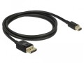 Kabel Delock mini DisplayPort(M) - DisplayPort(M) 8K 1m czarny - 1377767