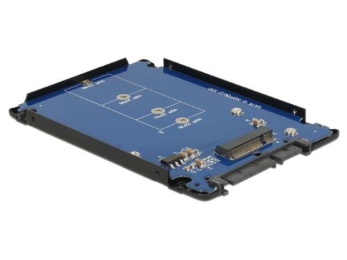 Adapter Delock SATA 22pin -> M.2 NGFF w obudowie - 680857