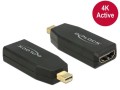 Adapter Delock DisplayPort MINI 1.2->HDMI aktywny 4K black - 972273