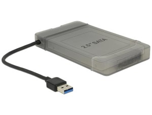 Kabel adapter USB 3.0 A(M) - SATA-III 22-pin (F) 6GB/s + obudowa ochronna
