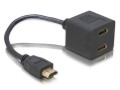 Adapter HDMI Delock HDMI->2X HDMI (65056) 0,2m - 680916