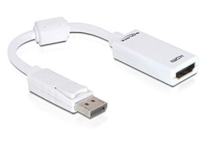 Adapter Delock DisplayPort(M)->HDMI(F) 0,125m