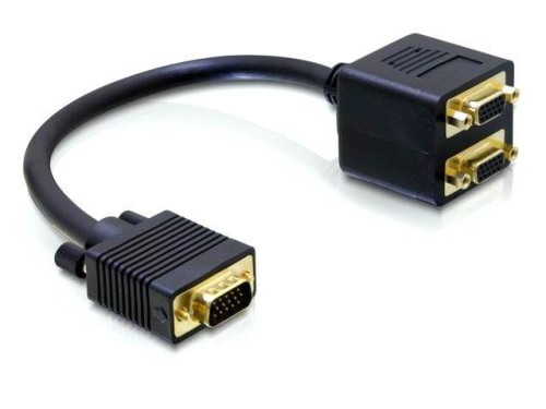 Adapter Delock VGA->2X VGA 0,2m - 680931