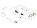 Adapter Delock mini DisplayPort -> HDMI/VGA/DVI - 972326