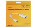 Adapter Delock DisplayPort MINI 1.1->HDMI biały 0,18m - 1377857