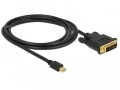 Kabel adapter Delock mini DisplayPort -> DVI-D M/M 2m czarny - 1377863