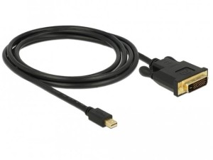 Kabel adapter Delock mini DisplayPort -> DVI-D M/M 2m czarny