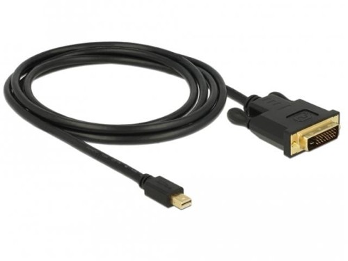 Kabel adapter Delock mini DisplayPort -> DVI-D M/M 2m czarny - 1377863