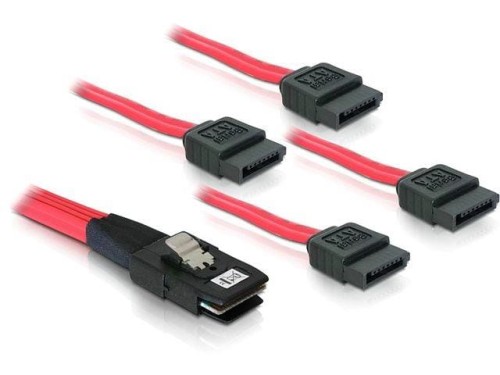 Kabel Delock SAS int. 36pin-4x SATA 1m - 1377889
