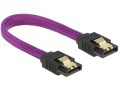 Kabel Delock SATA DATA III 0,1m z metalowymi zatrzaskami Premium - 972394