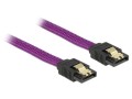 Kabel Delock SATA DATA III 0,3m z metalowymi zatrzaskami Premium - 972398