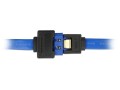 Przedłużacz Delock SATA DATA III (M/F) metalowe zatrzaski niebieski 20cm - 1377908